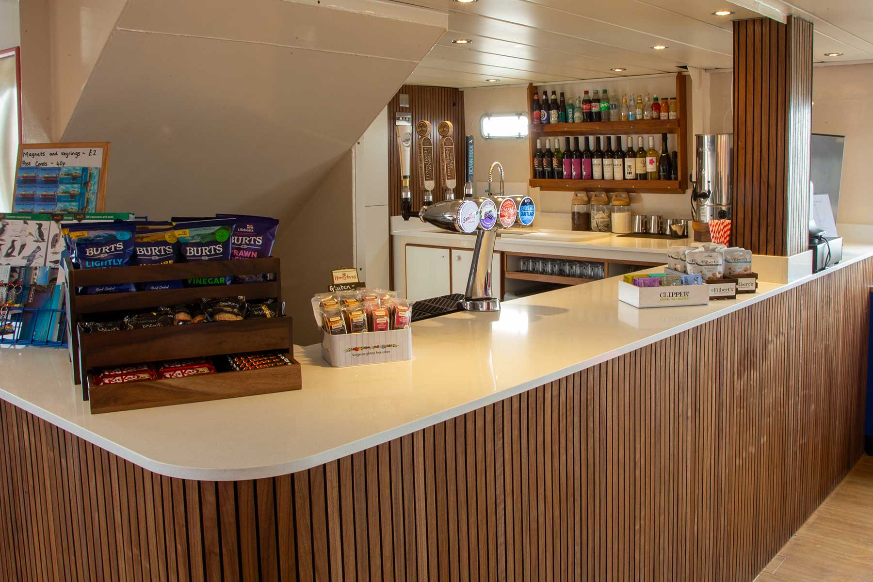 Pride Bar Our Bar on the Pride of Exmouth