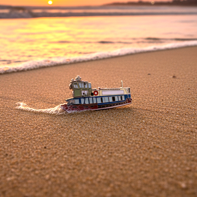 Tudor Rose Enamel Badge